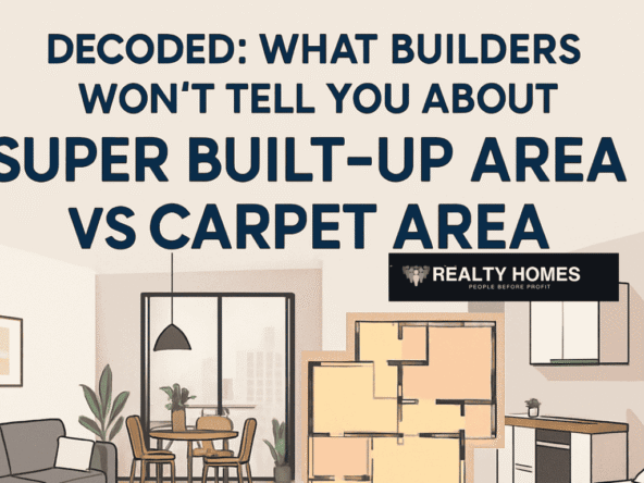 What Builders Won’t Tell You About Super Built-Up Area vs Carpet Area