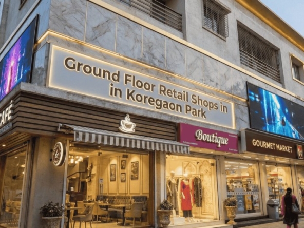 Ground floor retail shops in koregaon park