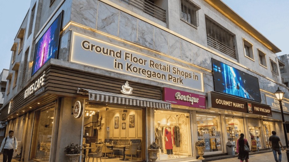 Ground floor retail shops in koregaon park